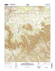 Spruce Pine 2014 topographic map thumbnail