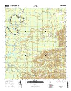 Tensaw 2014 topographic map thumbnail