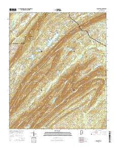 Vandiver 2014 topographic map thumbnail