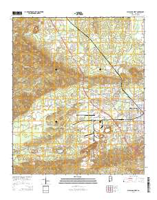 Sylacauga West 2014 topographic map thumbnail