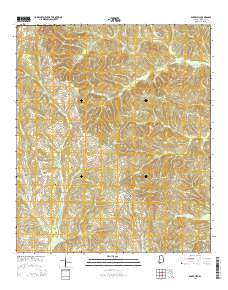 Baker Hill 2014 topographic map thumbnail