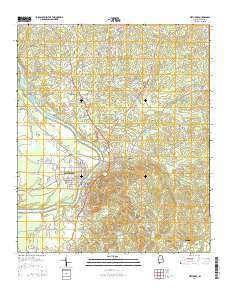 Wetumpka 2014 topographic map thumbnail