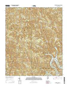Tutwiler School 2014 topographic map thumbnail
