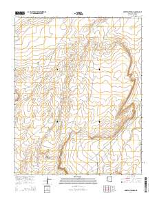 Sweetwater Mesa 2014 topographic map thumbnail