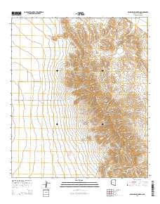 Swisshelm Mountain 2014 topographic map thumbnail