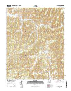 Tah Chee Wash 2014 topographic map thumbnail