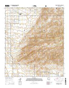 Tanque Verde Peak 2014 topographic map thumbnail