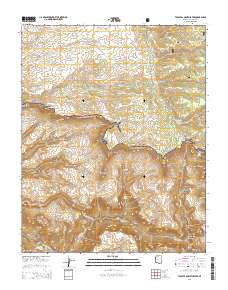 Tapeats Amphitheater 2014 topographic map thumbnail