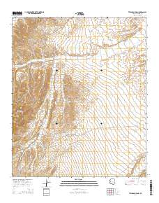 Telegraph Wash 2014 topographic map thumbnail