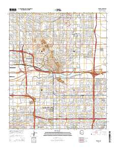 Tempe 2014 topographic map thumbnail