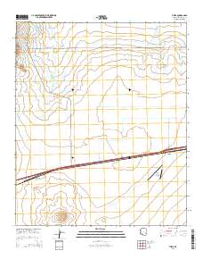 Theba 2014 topographic map thumbnail