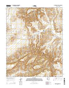 Toadindaaska Mesa 2014 topographic map thumbnail