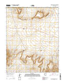 Toh Atin Mesa East 2014 topographic map thumbnail