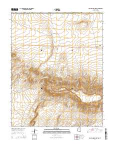 Toh Atin Mesa West 2014 topographic map thumbnail