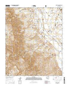 Tonto Basin 2014 topographic map thumbnail