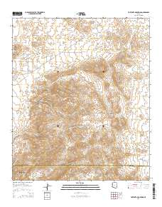 Tortolita Mountains 2014 topographic map thumbnail