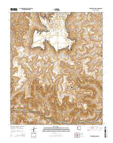 Travertine Rapids 2014 topographic map thumbnail