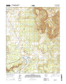 Tsaile 2014 topographic map thumbnail