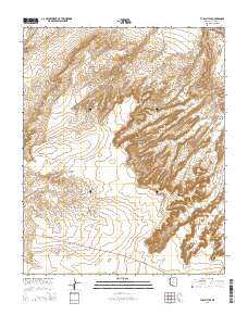 Tuba City SE 2014 topographic map thumbnail