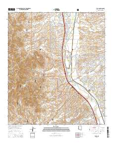 Tubac 2014 topographic map thumbnail