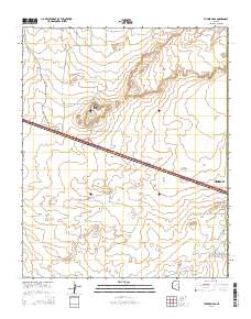 Tucker Mesa 2014 topographic map thumbnail