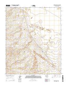 Tucker Mesa NW 2014 topographic map thumbnail