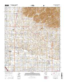Tucson North 2014 topographic map thumbnail