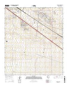 Tucson SE 2014 topographic map thumbnail