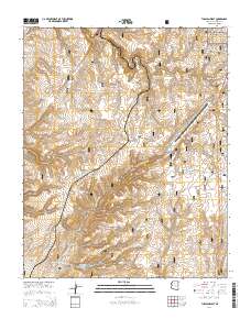 Tusayan West 2014 topographic map thumbnail