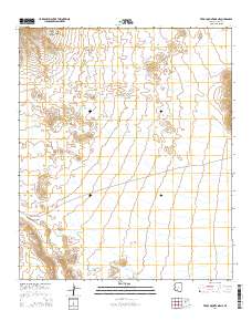 Vekol Mountains NE 2014 topographic map thumbnail