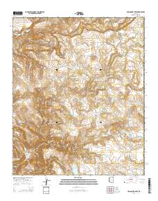 Velasquez Butte 2014 topographic map thumbnail