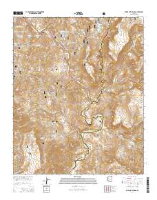 Verde Hot Springs 2014 topographic map thumbnail