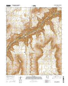 Vulcans Throne 2014 topographic map thumbnail