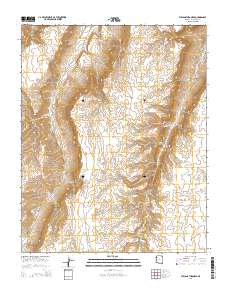 Vulcans Throne SE 2014 topographic map thumbnail