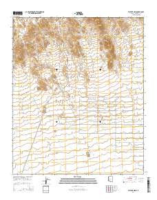 Vulture Mine 2014 topographic map thumbnail