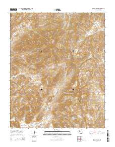 Wabayuma Peak 2014 topographic map thumbnail