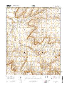 Walker Butte 2014 topographic map thumbnail