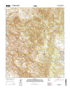 Weaver Peak 2014 topographic map thumbnail