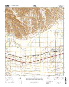 Wellton 2014 topographic map thumbnail