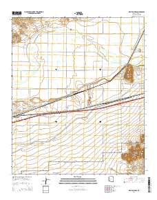 Wellton Mesa 2014 topographic map thumbnail