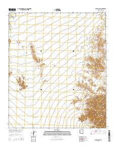 Wellton SE 2014 topographic map thumbnail