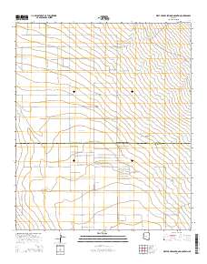 West of Greasewood Mountain 2014 topographic map thumbnail