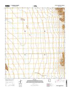West of Growler Peak 2014 topographic map thumbnail