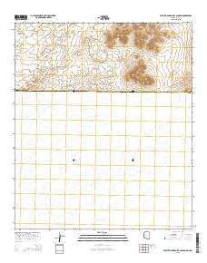 West of Guadalupe Canyon 2014 topographic map thumbnail
