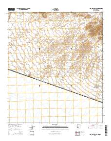 West of Lukeville 2014 topographic map thumbnail