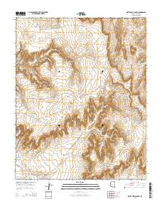 White Area Canyon 2014 topographic map thumbnail