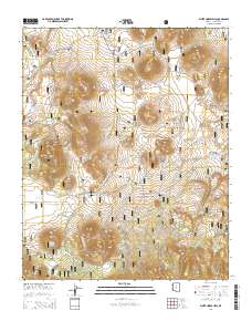 White Horse Hills 2014 topographic map thumbnail
