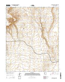 White Mesa Arch 2014 topographic map thumbnail
