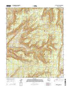 White Rock Wash 2014 topographic map thumbnail