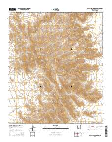 White Tank Mountains 2014 topographic map thumbnail